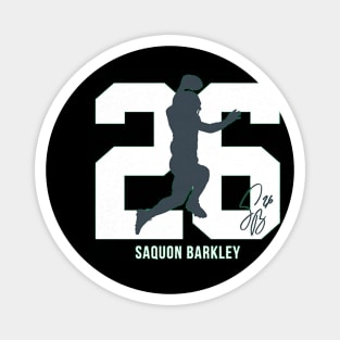Saquon Barkley Action Number Silo Magnet